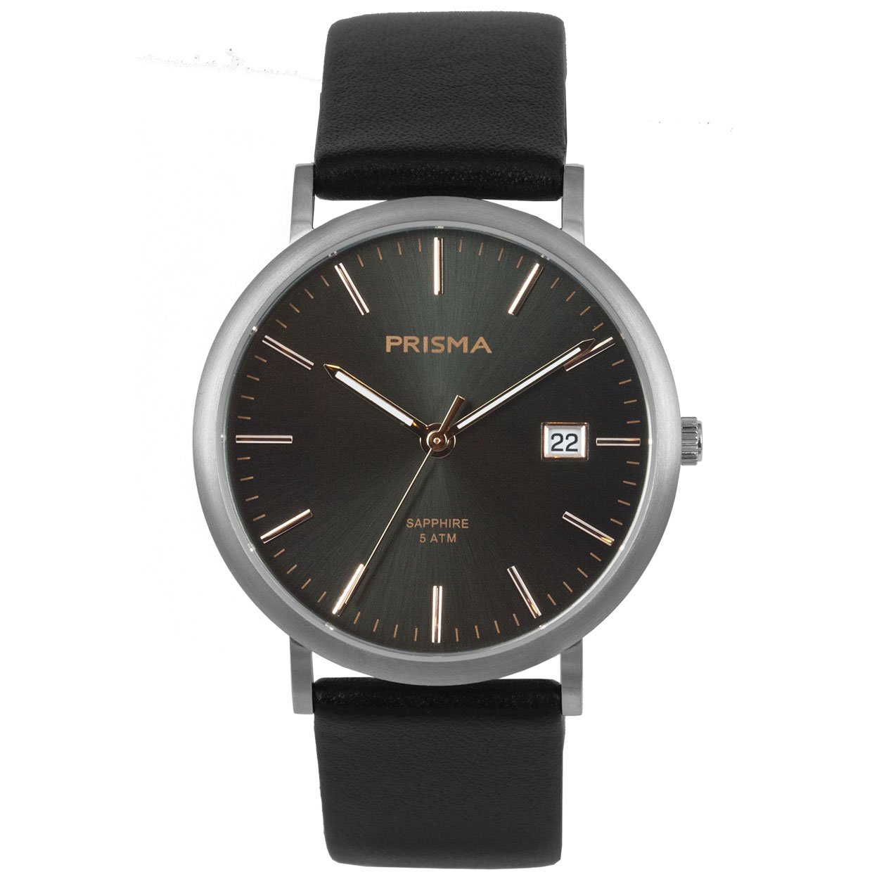 Prisma Horloge P.1668 Heren titanium saffierglas 5 ATM – Excellentwebshop