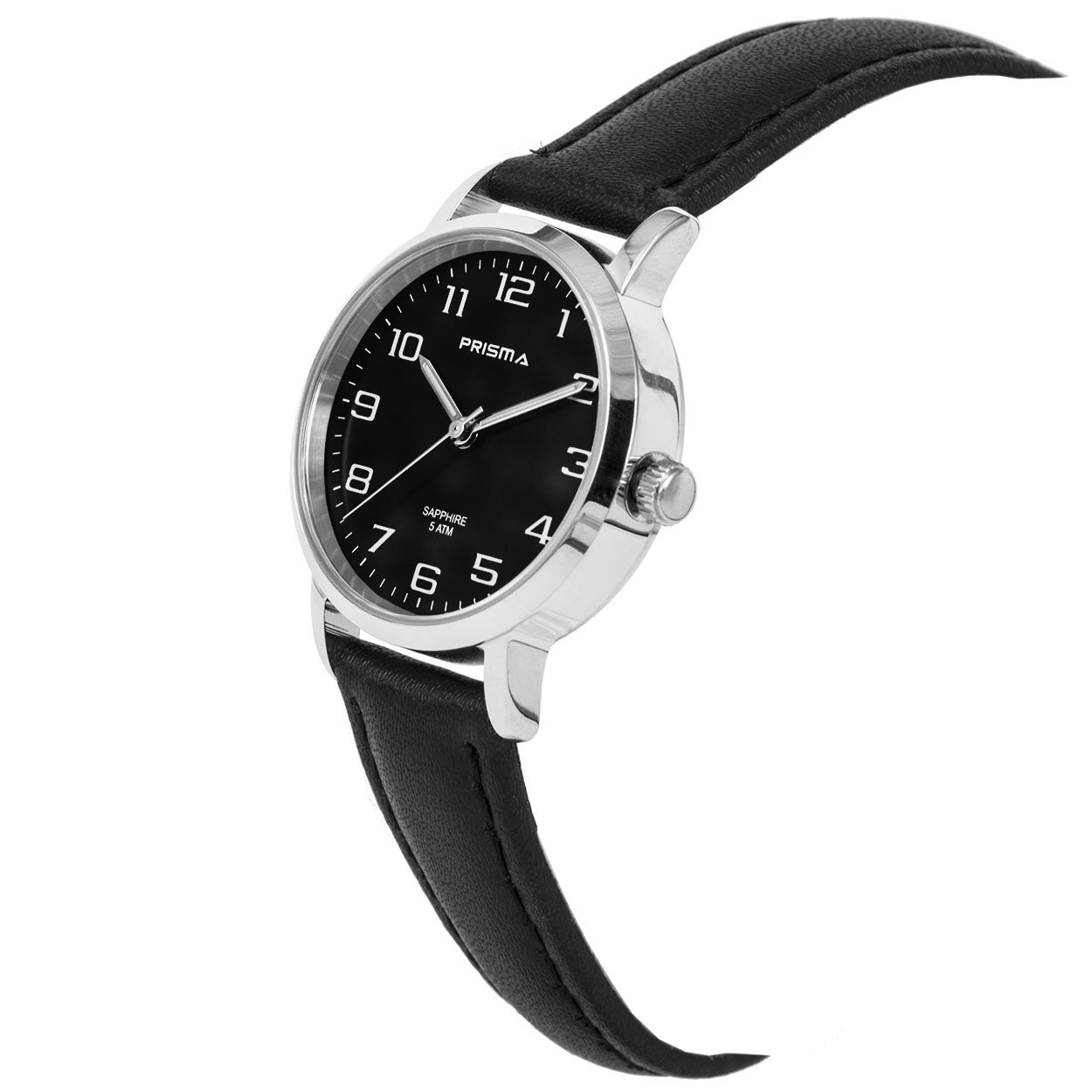 Prisma Horloge P.1747 Dames Edelstaal met Saffierglas – Excellentwebshop