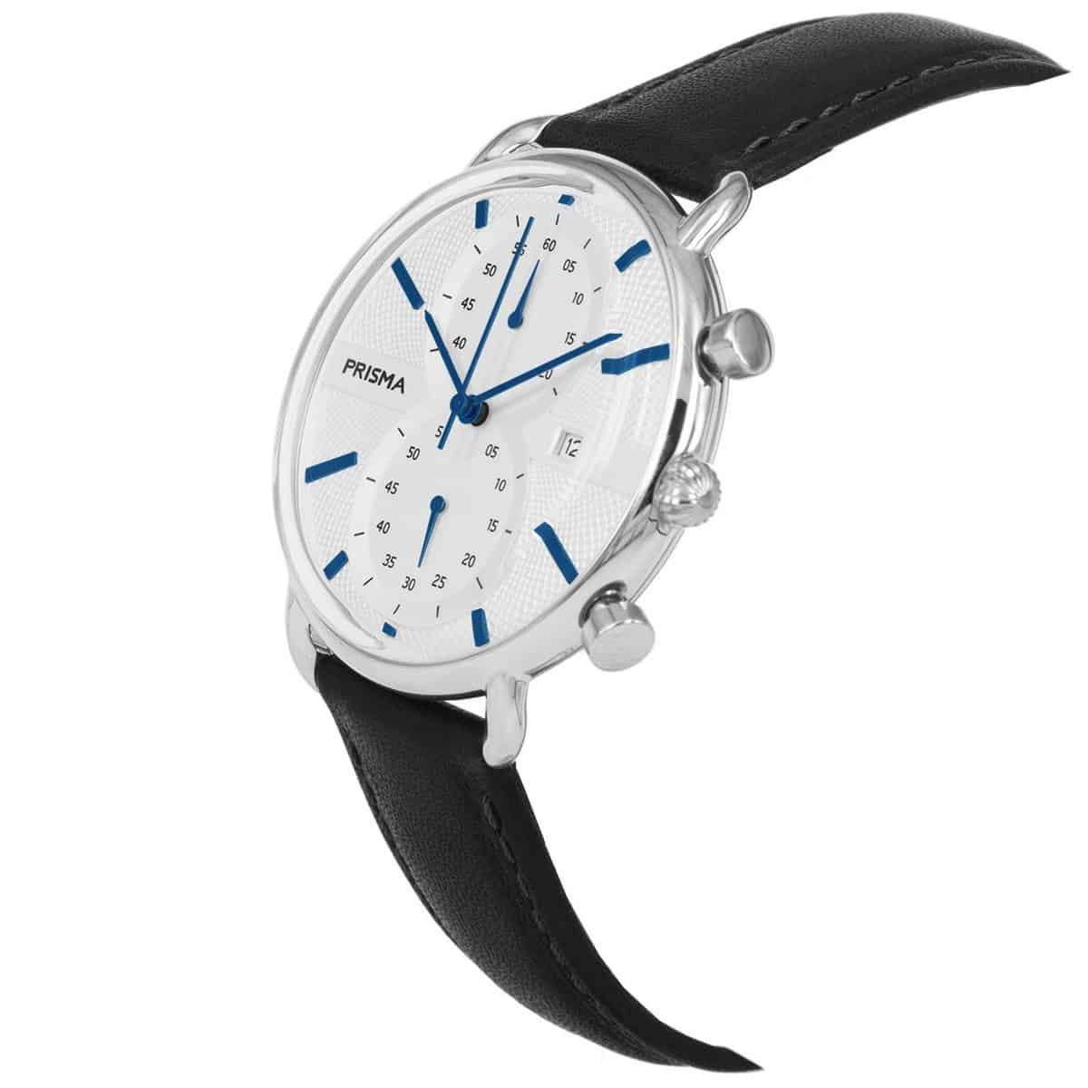 Prisma horloge P.1920 heren multifunctie edelstaal – Excellentwebshop