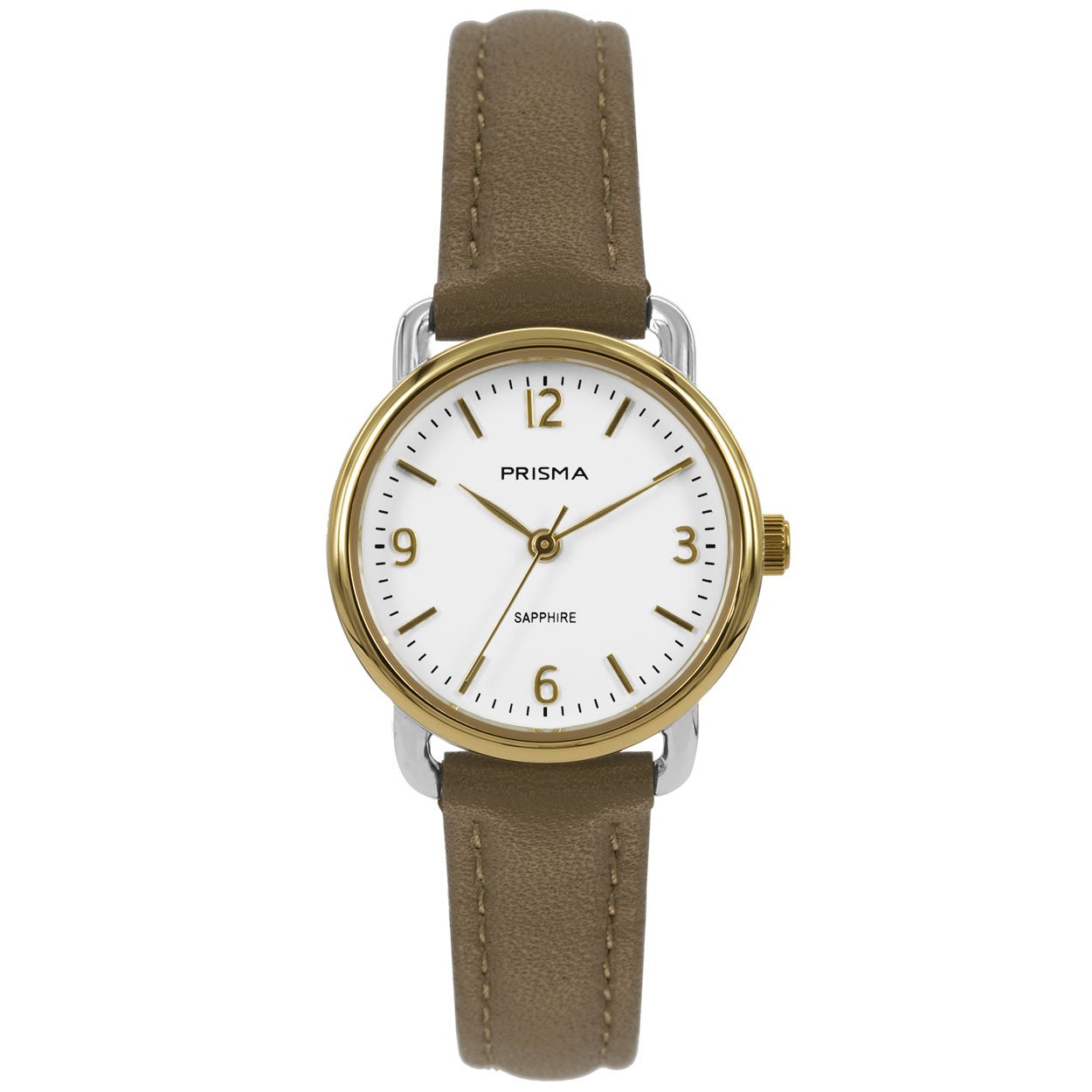 Prisma Dameshorloge P.1935 Lederen band Zilver - TimeForTrends