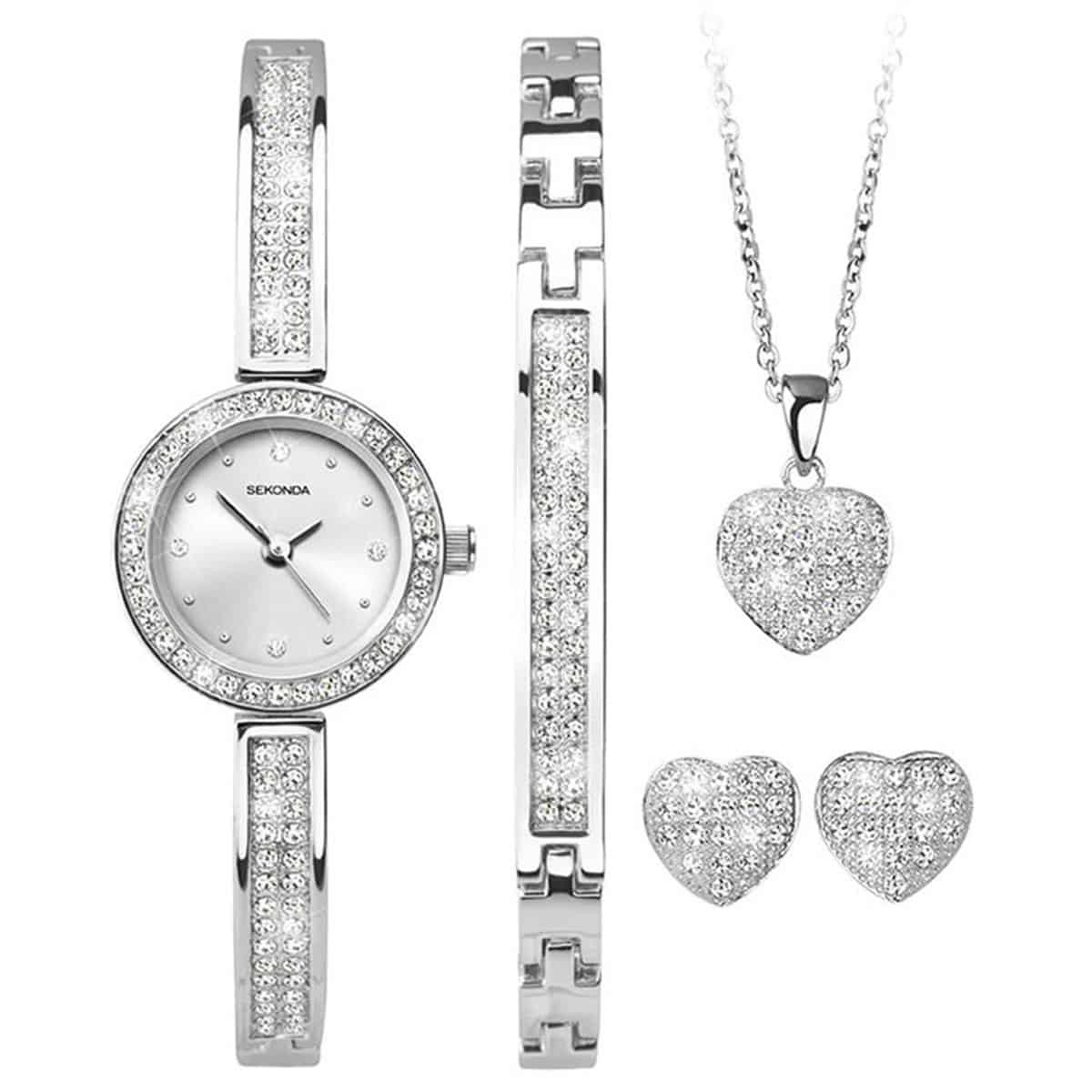 Sekonda horloge SEK.2528G Dames Sieraden set – Excellentwebshop